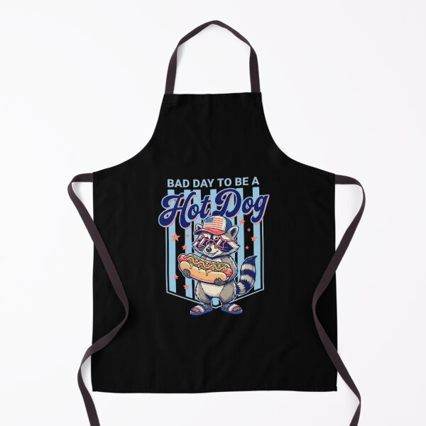 Item preview, Funny Raccoon Hot Dog Meme | Bad Day To Be A Hot Dog | 4th Of July Patriotic BBQ Independence Day Summer Humor Design designed and sold by bilal sibgui.