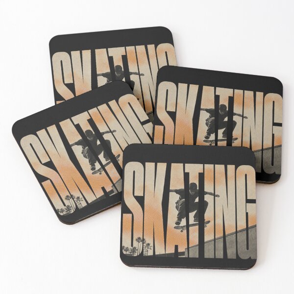 Item preview, SKATING – Negative Space Vintage Photorealistic Design designed and sold by Jandedan.