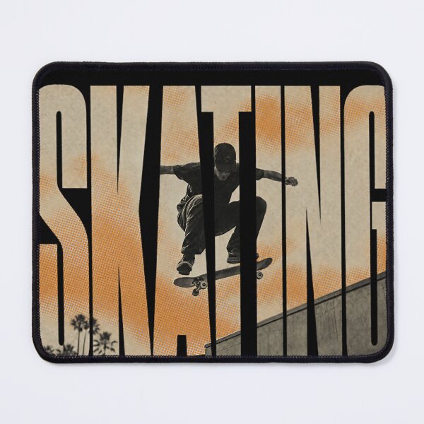 Item preview, SKATING – Negative Space Vintage Photorealistic Design designed and sold by Jandedan.