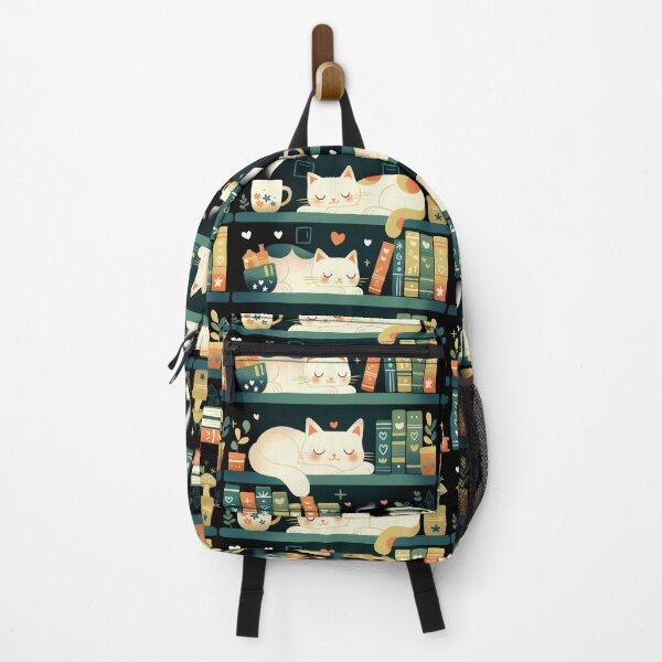 Item preview, Library Cats, Cats On the Bookshelf designed and sold by xiao xuans.