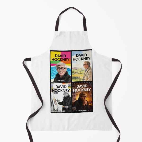 Item preview, David Hockney Memorial 1937–2026 designed and sold by HealthyEnvy.