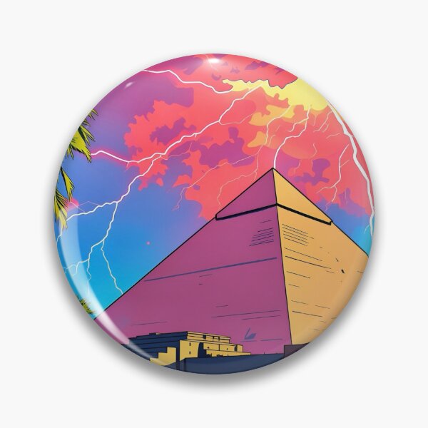 Item preview, Retro Vaporwave Egypt Pyramids designed and sold by Daniela`s shop.