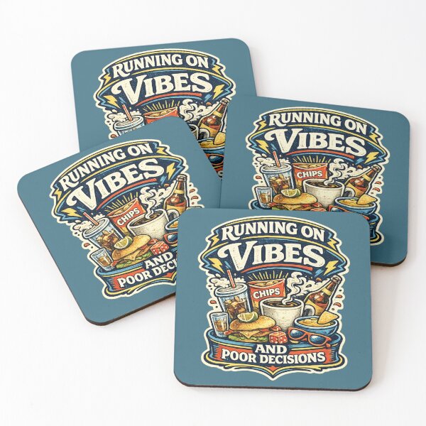 Item preview, Running On Vibes And Poor Decisions Vintage designed and sold by Mr Lee.