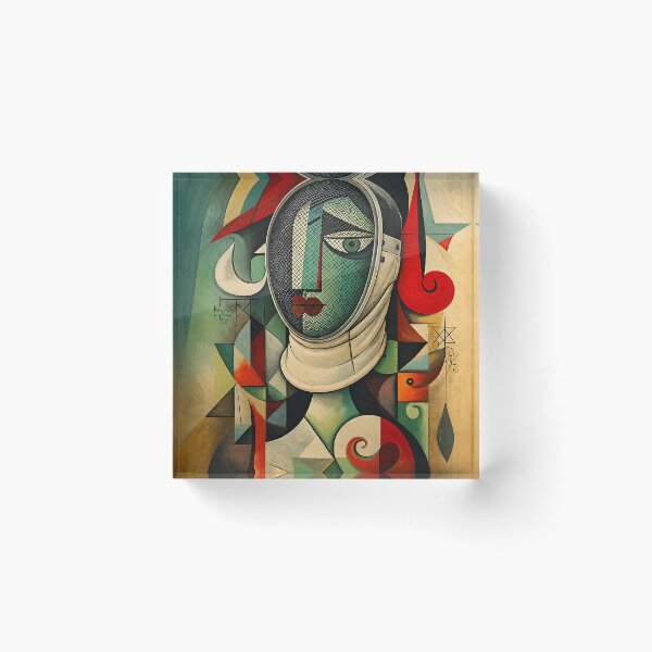 Item preview, Picasso Reaction Art | Funny Cubist Masterpiece Parody Wall Art & Apparel designed and sold by Awful Whiff Art Co.
