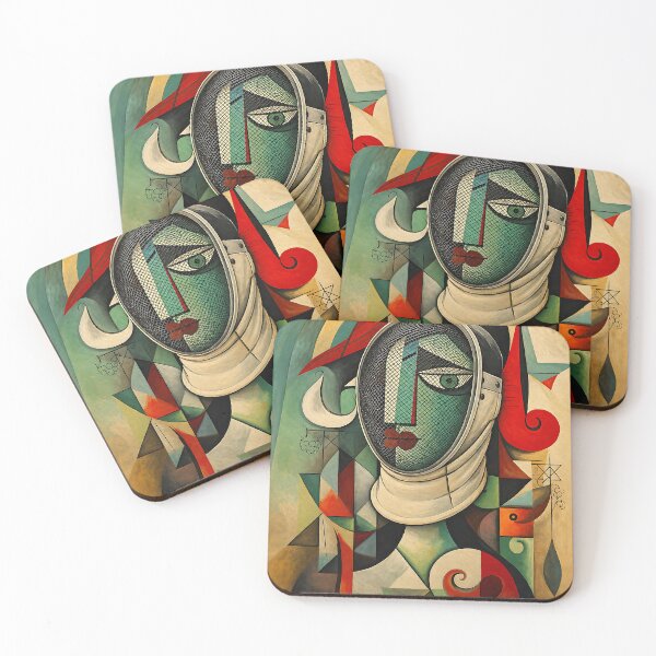 Item preview, Picasso Reaction Art | Funny Cubist Masterpiece Parody Wall Art & Apparel designed and sold by Awful Whiff Art Co.