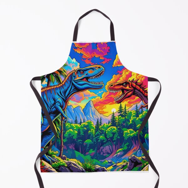 Item preview, Trippy t-rex fight  designed and sold by Daniela`s shop.