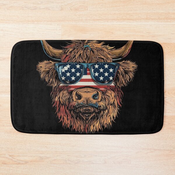 Item preview, Red White and Moo 4th of July designed and sold by VectorForge.