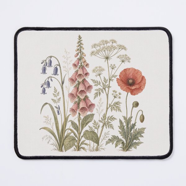 Item preview, British Wildflowers Botanical Illustration designed and sold by bumbledown.