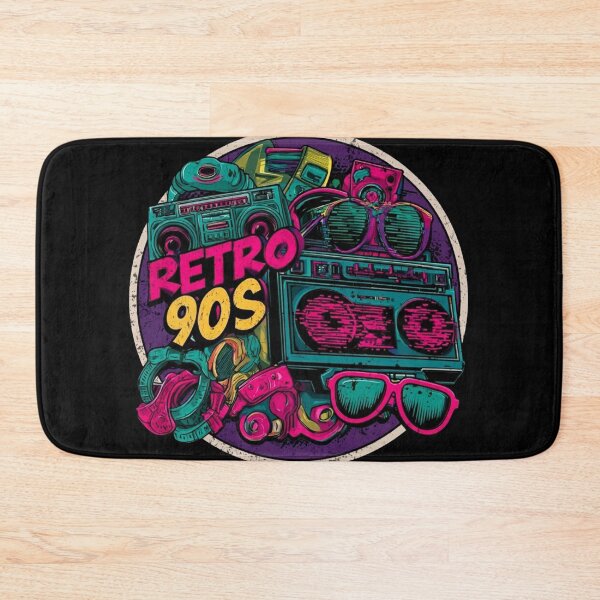Item preview, Ultimate Retro 90s Nostalgia Badge - Distressed Ghetto Blaster Design designed and sold by VectorForge.