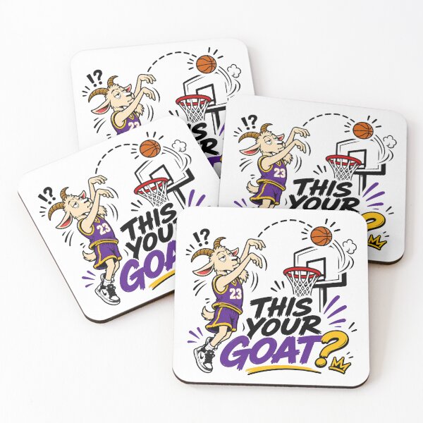Item preview, This Your GOAT? Funny Basketball Goat Meme designed and sold by MonkiFlipp.