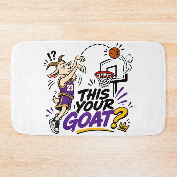 Item preview, This Your GOAT? Funny Basketball Goat Meme designed and sold by MonkiFlipp.