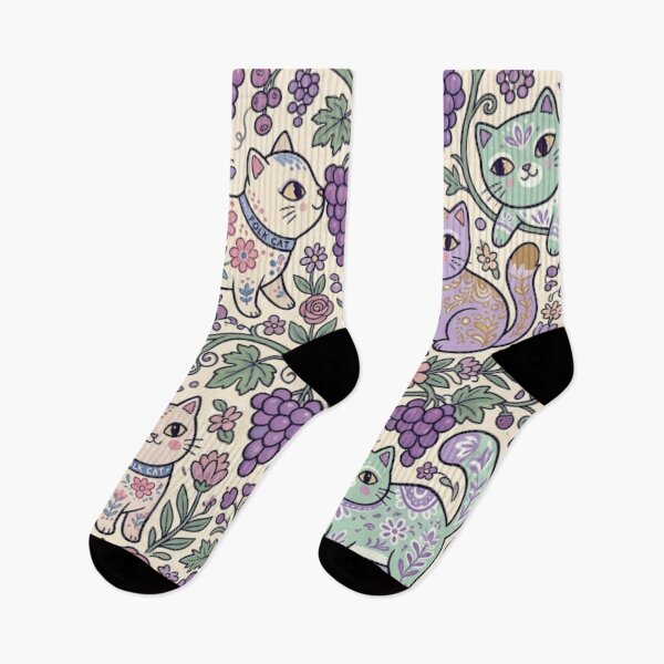 Item preview, Sweet Grape Vineyard Kitten designed and sold by Iampoji.