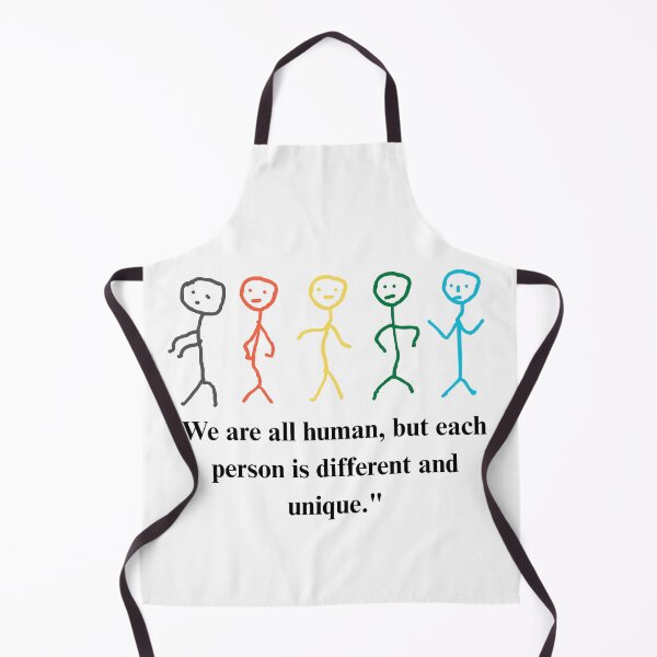 Item preview, We are all human, but each person is different and unique.” designed and sold by Road Rouch Gallery.