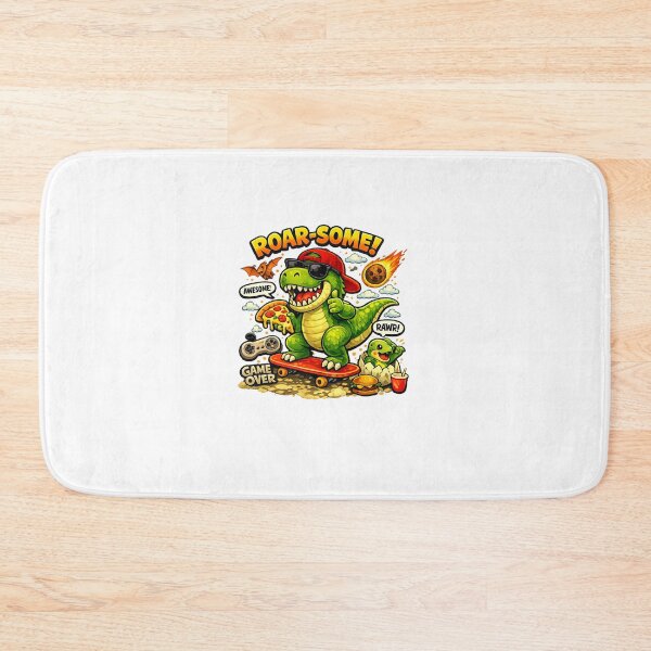 Item preview, ROAR‑SOME T‑Rex on Skateboard – Funny Dinosaur Kids Design designed and sold by EdgeSphere.