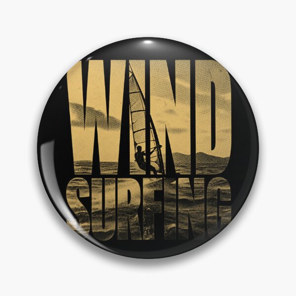 Item preview, WIND SURFING – Negative Space Vintage Photorealistic Design designed and sold by Jandedan.