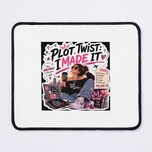 Item preview, Plot Twist: I Made It | Main Character Energy Gen Z Sticker designed and sold by Ananyamalik12.