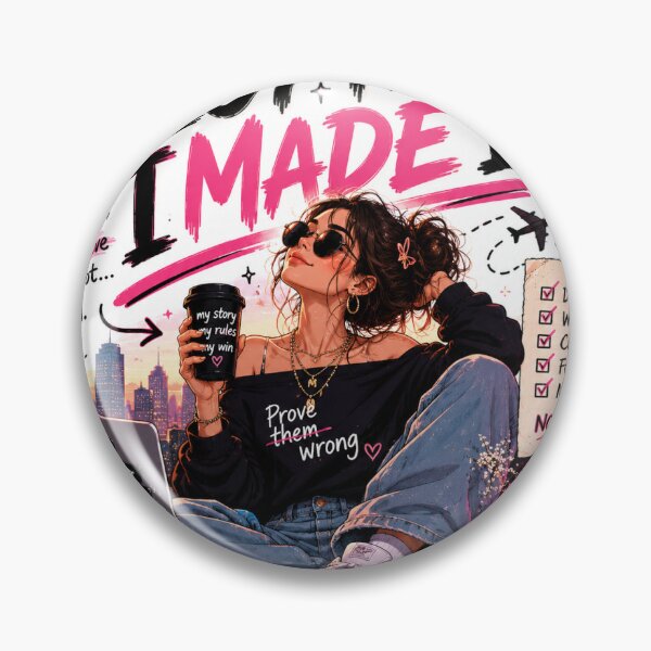 Item preview, Plot Twist: I Made It | Main Character Energy Gen Z Sticker designed and sold by Ananyamalik12.