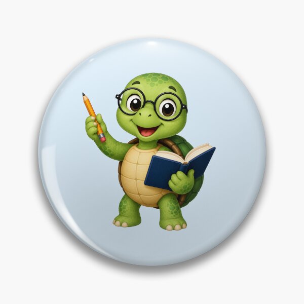 Item preview, Cute Turtle Bookworm Student Reading Glasses Art designed and sold by Seculinator.
