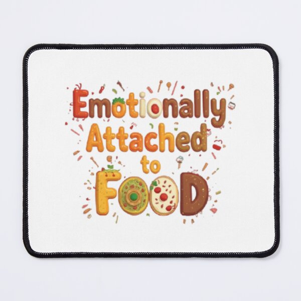 Item preview, Cute Emotionally Attached to Food Illustrated Typography designed and sold by Miheerala.