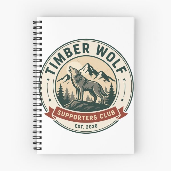Item preview, Timber Wolf Supporters Club Canada Vintage Wilderness Badge designed and sold by Zibis09.