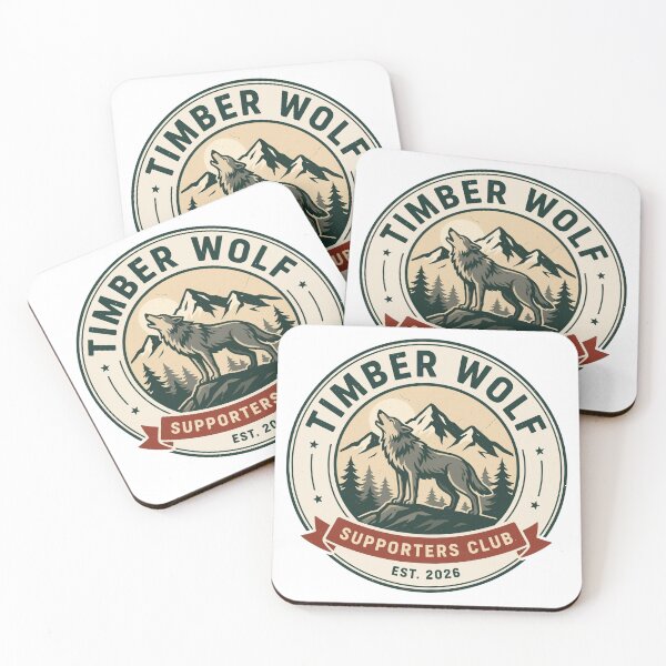 Item preview, Timber Wolf Supporters Club Canada Vintage Wilderness Badge designed and sold by Zibis09.