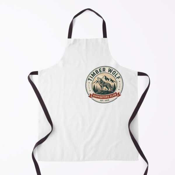 Aperçu de l'œuvre Club des supporters des loups des bois du Canada - Badge vintage Wilderness créée et vendue par Zibis09.