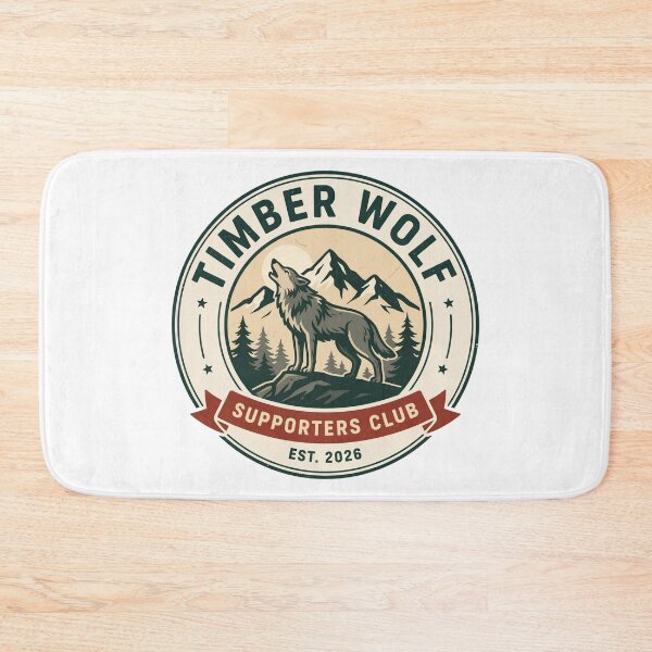 Artikelvorschau, Timber Wolf Supporters Club Canada Vintage Wilderness Badge entworfen und verkauft von Zibis09.
