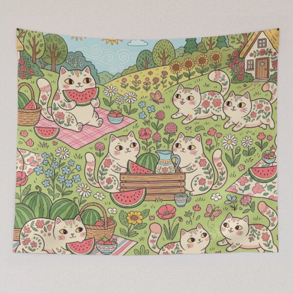 Item preview, Summer Watermelon Picnic Party designed and sold by Iampoji.