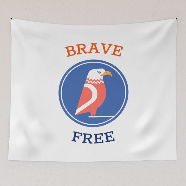 Item preview, BRAVE FREE designed and sold by SudeeshArt.