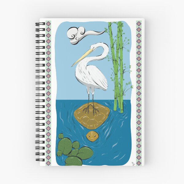 Item preview, Egret on a Turtle designed and sold by Nacsor.