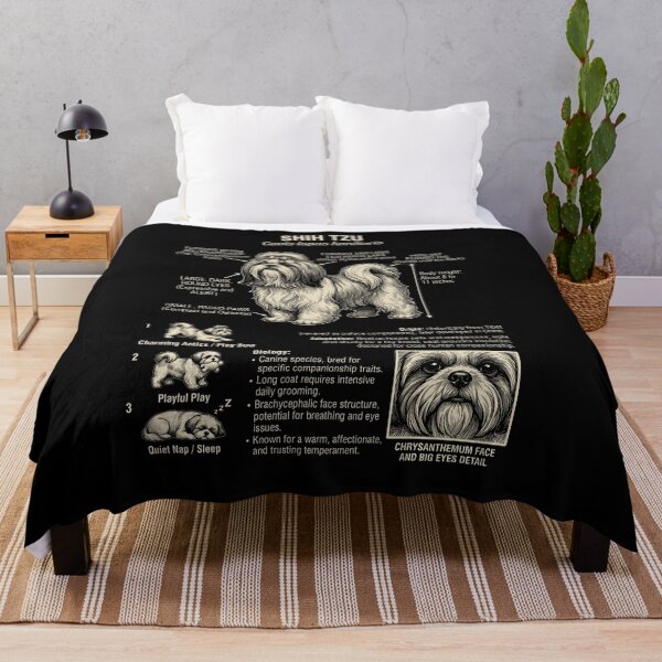 Item preview, Shih Tzu Scientific Anatomy Biology Dog Lover designed and sold by Kimberley King Art King Art.