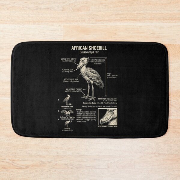 Item preview, Shoebill African Scientific Anatomy Ornithology Animal Lover designed and sold by Kimberley King Art  King Art.