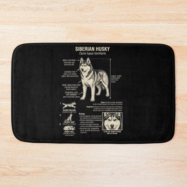 Item preview, Siberian Husky Scientific Anatomy Biology Dog Lover designed and sold by Kimberley King Art  King Art.