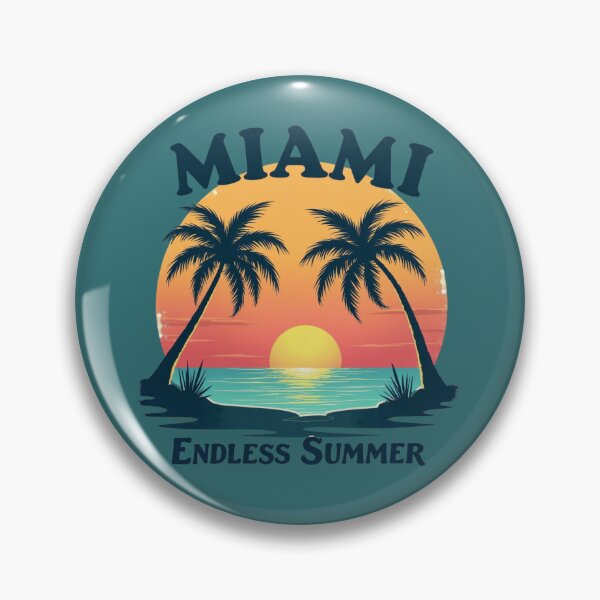 Item preview, Casual Miami Beach Retro Sunset Endless Summer designed and sold by piketo.
