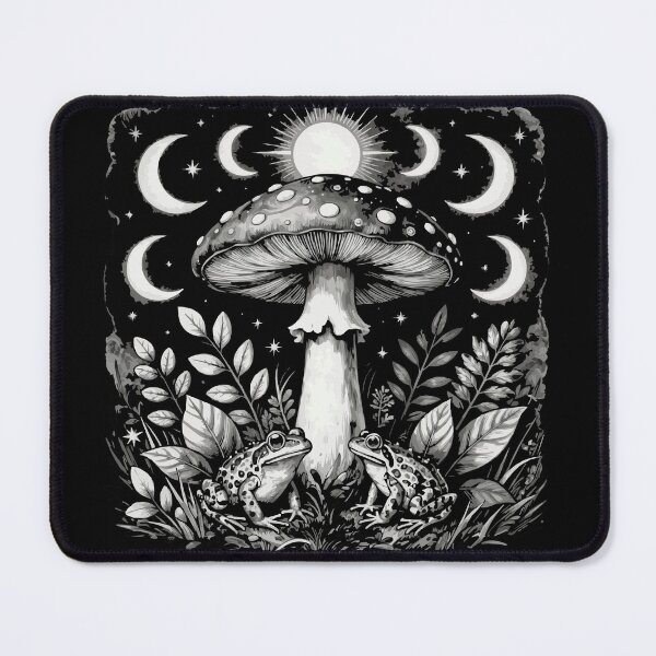 Item preview, Frog and Mushroom T-Shirt – Cottagecore Witchcore Forest Design designed and sold by VikArtStudio.