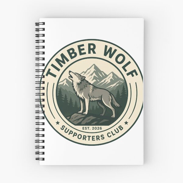 Item preview, Timber Wolf Supporters Club Canada Vintage Wilderness Badge designed and sold by Zibis09.