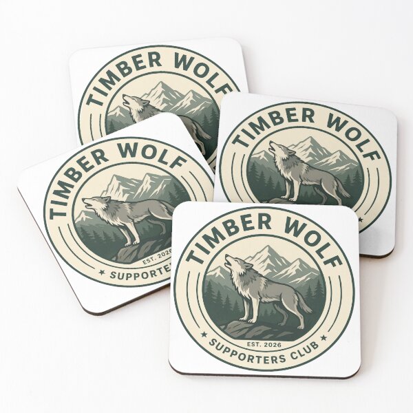 Item preview, Timber Wolf Supporters Club Canada Vintage Wilderness Badge designed and sold by Zibis09.