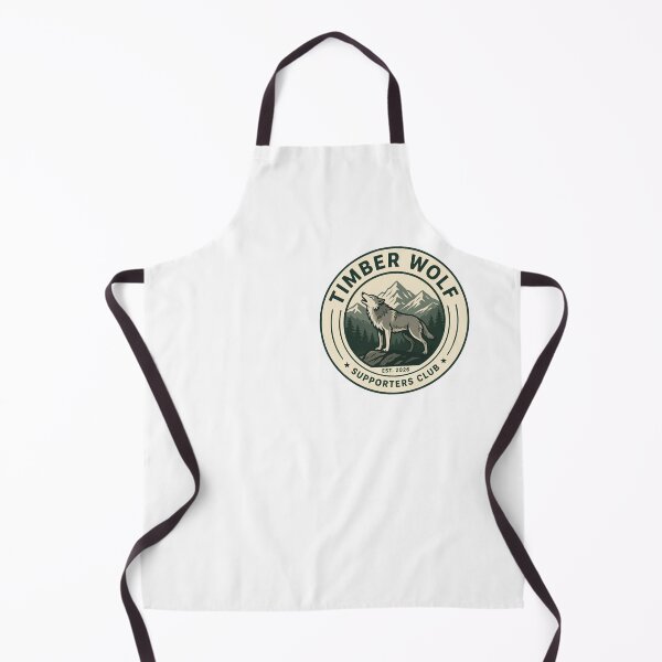 Aperçu de l'œuvre Club des supporters des loups des bois du Canada - Badge vintage Wilderness créée et vendue par Zibis09.