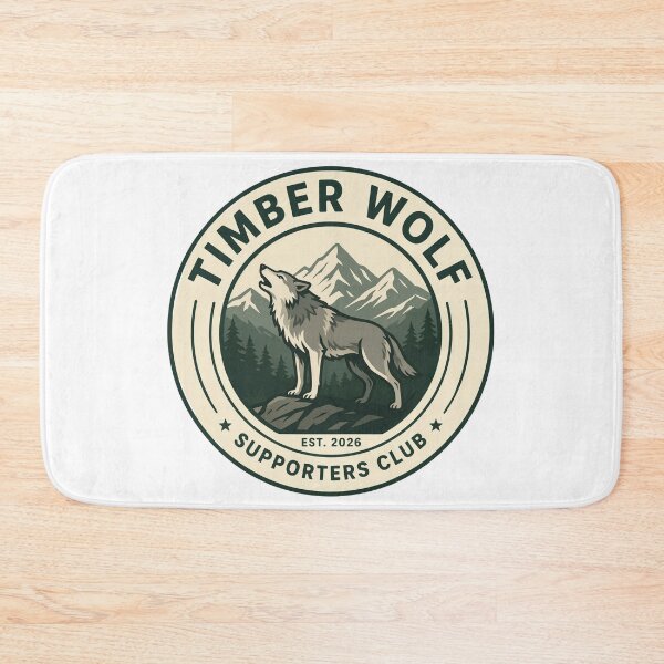 Item preview, Timber Wolf Supporters Club Canada Vintage Wilderness Badge designed and sold by Zibis09.