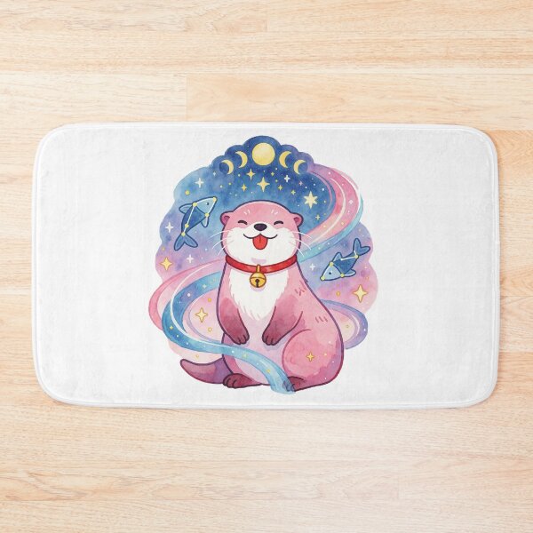 Item preview, Pisces Zodiac Sticker | Celestial Otter Astrology Art designed and sold by AillustriaAK.