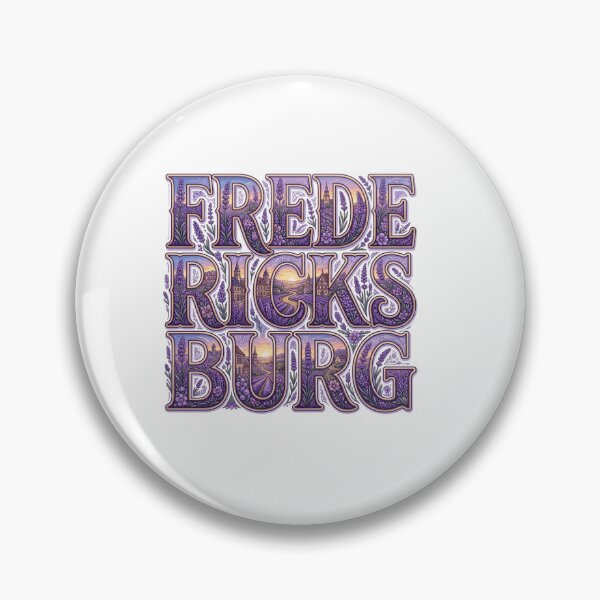 Item preview, Fredericksburg Lavender Travel Typography Sticker designed and sold by Imaginarium of Chaos falcon88 .