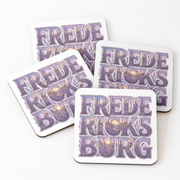 Artikelvorschau, Fredericksburg Lavendel Reise-Typografie-Aufkleber Souvenir Sommerausgabe entworfen und verkauft von Imaginarium of Chaos falcon88 .