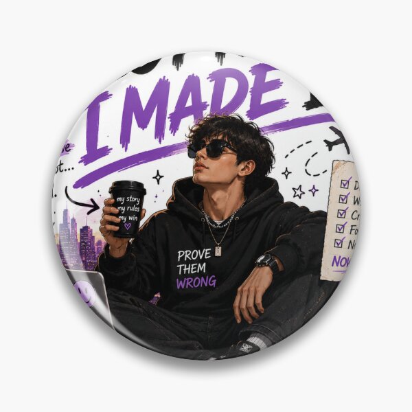 Item preview, Plot Twist: I Made It | Main Character Energy Gen Z Sticker designed and sold by Ananyamalik12.
