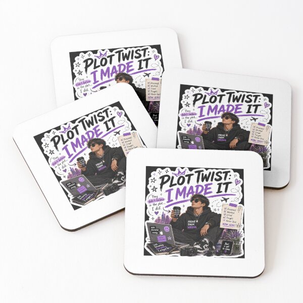 Item preview, Plot Twist: I Made It | Main Character Energy Gen Z Sticker designed and sold by Ananyamalik12.
