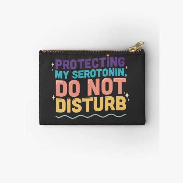 Item preview, Protecting My Serotonin Retro Quote designed and sold by GiftLore Studio.