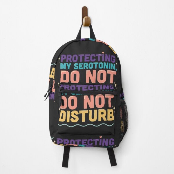 Item preview, Protecting My Serotonin Retro Quote designed and sold by GiftLore Studio.