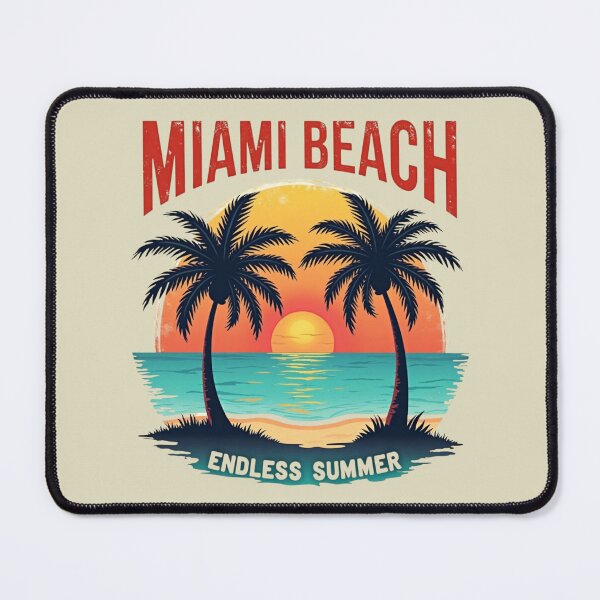 Item preview, Casual Miami Beach Retro Sunset Endless Summer designed and sold by piketo.