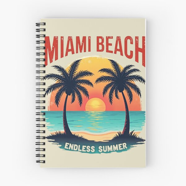 Item preview, Casual Miami Beach Retro Sunset Endless Summer designed and sold by piketo.