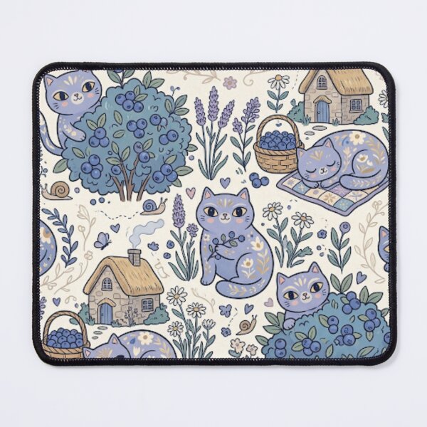 Item preview, Cozy Blueberry Cat Garden  designed and sold by Iampoji.