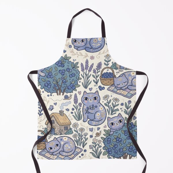 Item preview, Cozy Blueberry Cat Garden designed and sold by Iampoji.